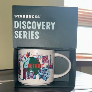 Starbucks Discovery Series Detroit Mug with Vibrant Colors